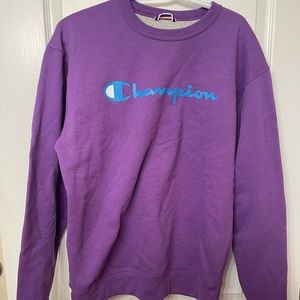 Purple champion sweater